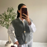 Gilet Nina gris