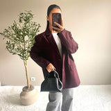 Blazer Malou bordeaux