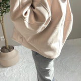 Veste à capuche écru